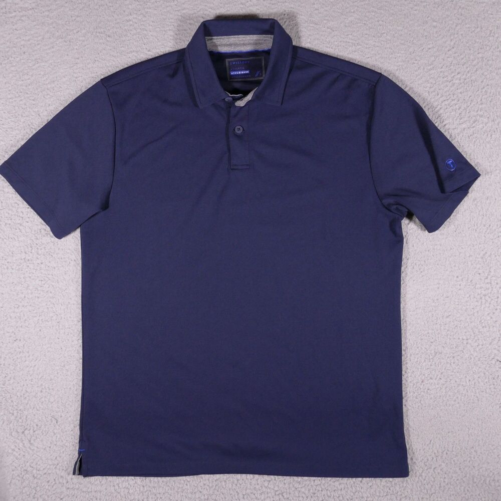 Twillory Polo Shirt Mens Large Blue Athleisure Performance Short Sleeve Golf